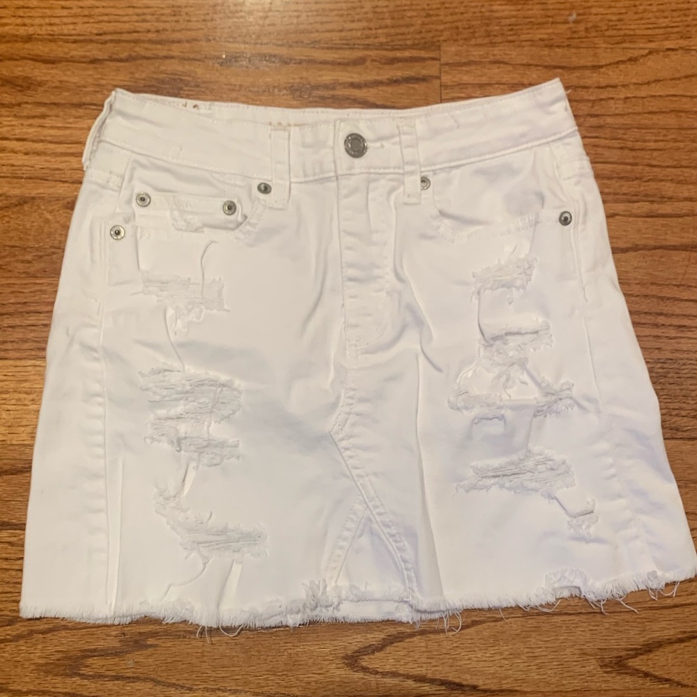 jean skirt